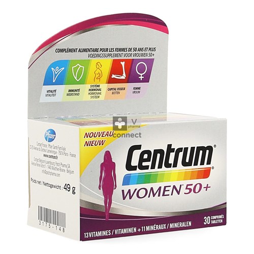 Centrum Women 50+ Advanced 30 Comprimés