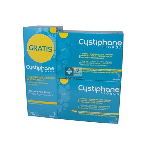 Cystiphane Biorga Comp 2x120+sh A/chute 200mlpromo