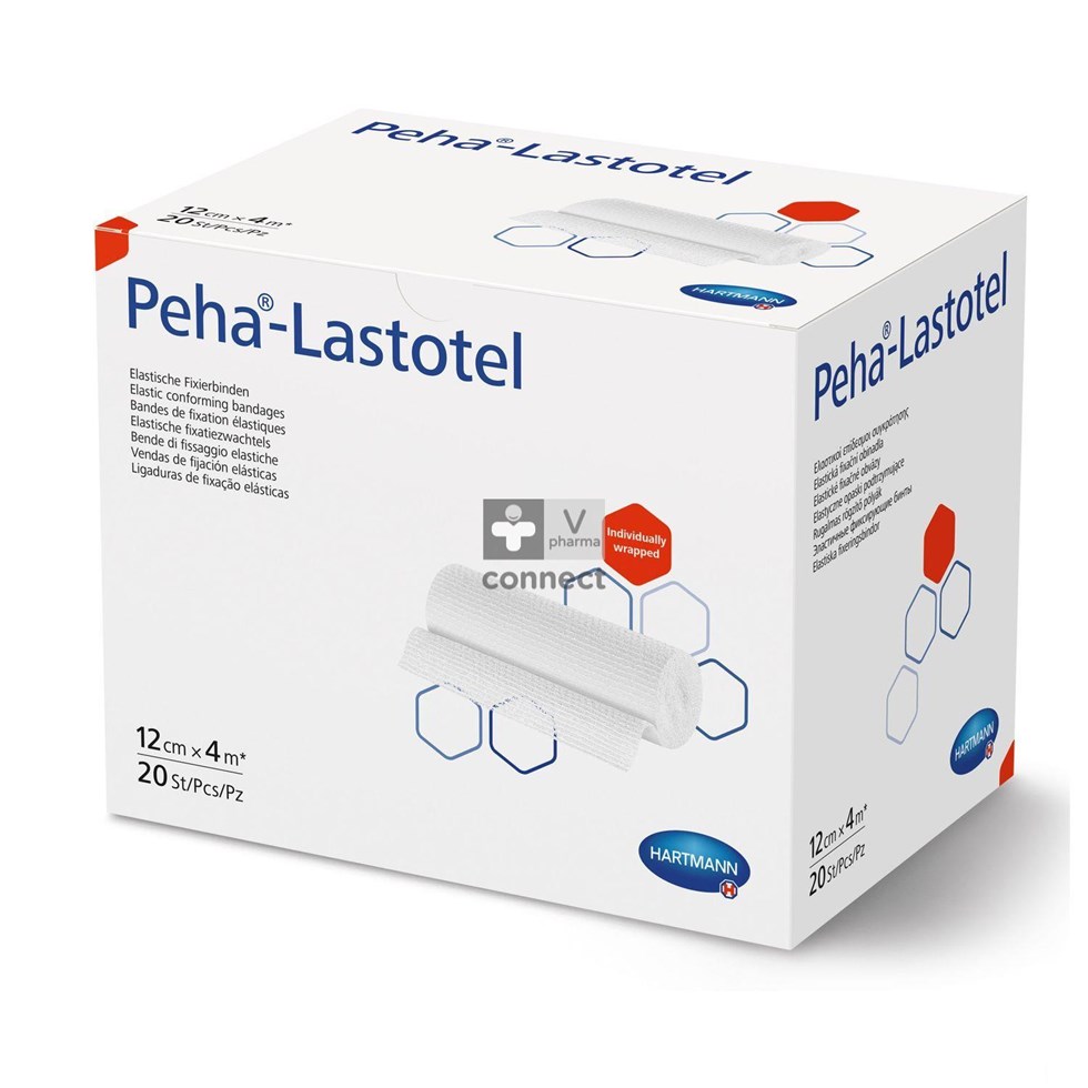 Peha Lastotel Bande de Fixation Cello 12 cm x 4 m