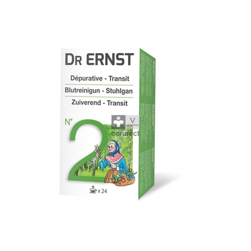 Dr Ernst N° 2 Laxerende zuiverende kruidenthee 24 zakjes