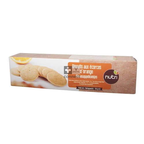 Nutripharm Koekjes met stukjes sinaasappel 4x5