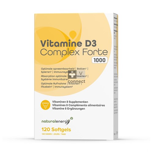 Vitamine D Complex Forte 1000ui 120 Natural Energy