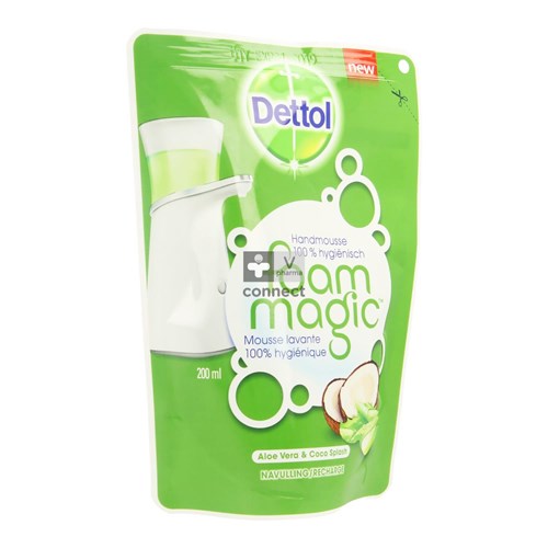 Dettol Foam Magic Aloë vera/Coco splash Navulling 200 ml