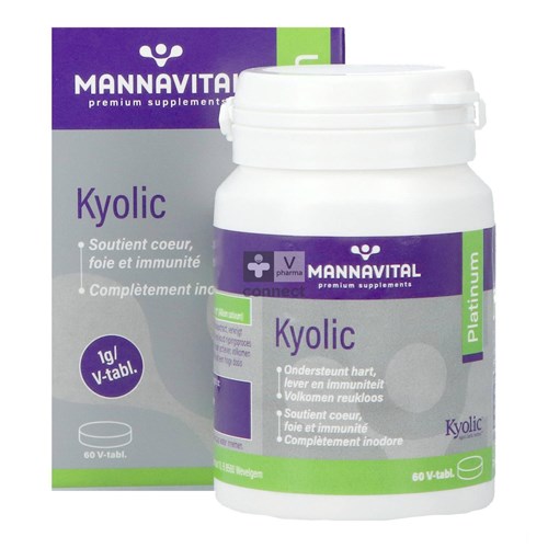 Mannavital Platinum Kyolic Ail Fermenté 60 Gélules