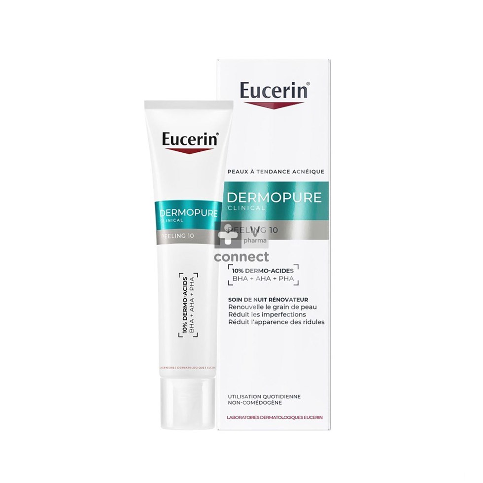 Eucerin Dermopure Clinical Peeling 10 Soin nuit 40 ml