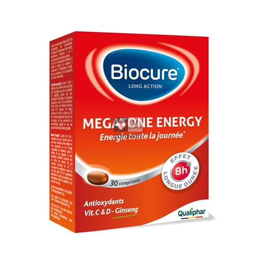 Biocure La Megatone Energy 30 Comprimés
