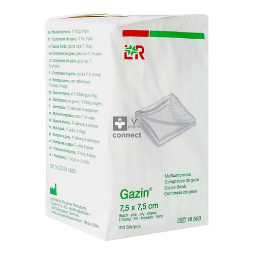 Gazin Compr.N/Ster. 7.5x7.5 Q100/ 8