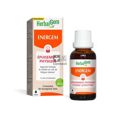 Herbalgem Energem Fysieke Uitputting Druppels 30ml