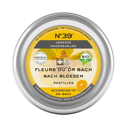 Bachbloesem Bio Pastilles N°39 Noodgevallen 50g