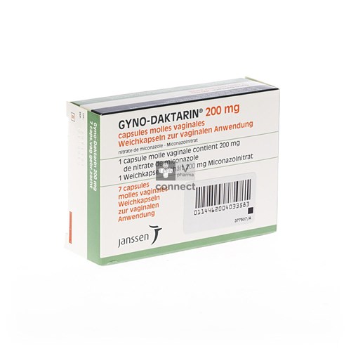 Gyno-daktarin Ovule 7 X 200mg
