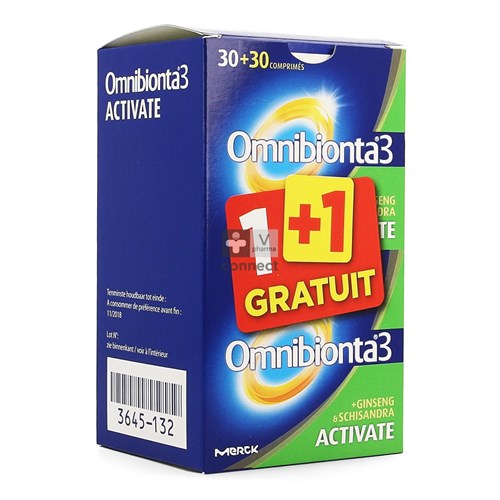 Omnibionta 3 Activate 60 Comprimés Prix Promo