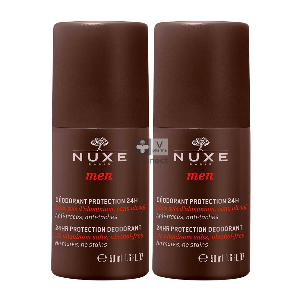 Nuxe Men Deodorant Protection 24H 50 ml Duo