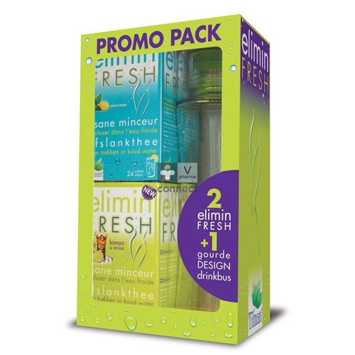 Tilman Elimin Fresh Tisane Promo Pack 2 Boites + Gourde Offerte