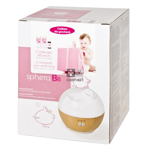 Pranarom Diffuseur Sphera BB + 2 Huiles Essentielles Gratis