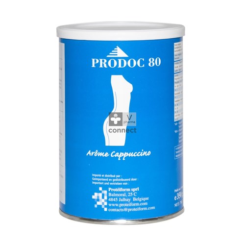 Prodoc 80 Poeder Milk-shake Cappuccino 350g