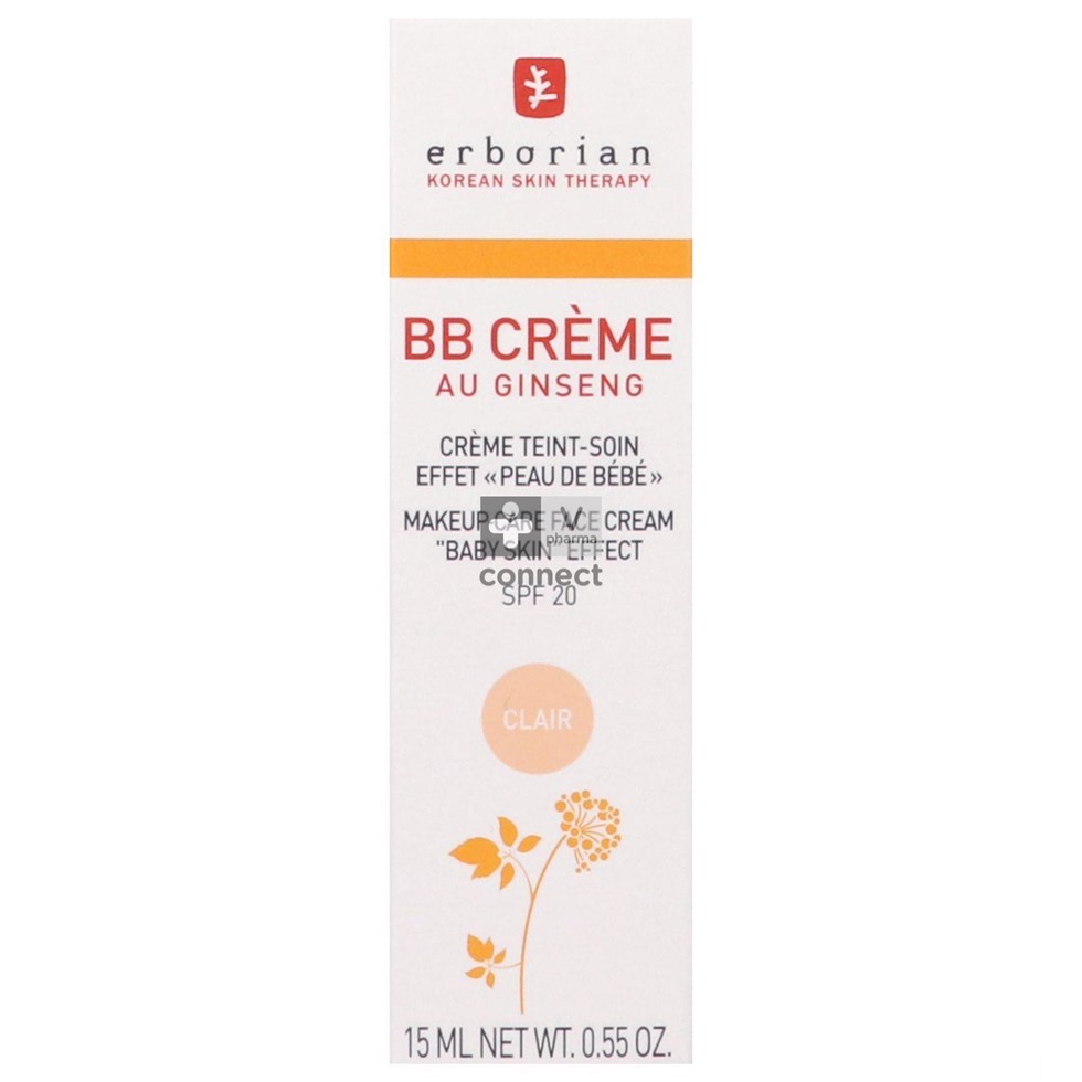 Erborian BB Crème au Ginseng Clair 15 ml