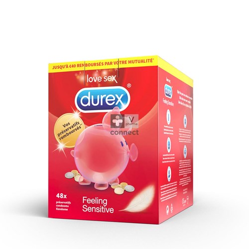 Durex Feeling Sensitive Préservatifs 2 x 24 Prix Promo