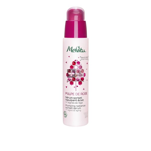 Melvita Pulpe de Rose Sérum Sorbet Repulpant Éclat 30 ml