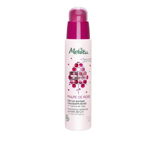 Melvita Pulpe de Rose Sérum Sorbet Repulpant Éclat 30 ml