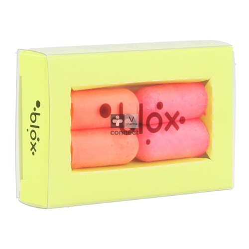 Blox Colors Mousse Bouchons D'oreille 2 Paires