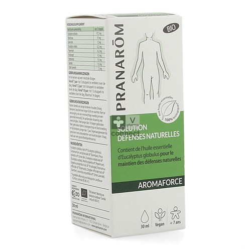 Pranarom Aromaforce Défenses Naturelles Solution Bio 30 ml