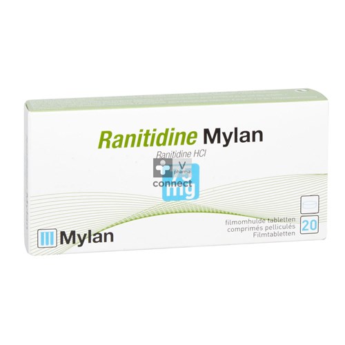 Ranitidine Mylan 75 mg 20 Comprimés