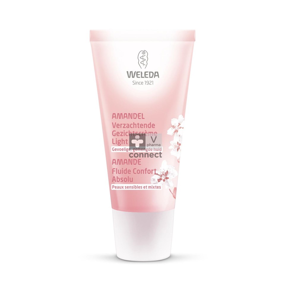 Weleda Amandel Gezichtscreme Light Verzacht.tb30ml