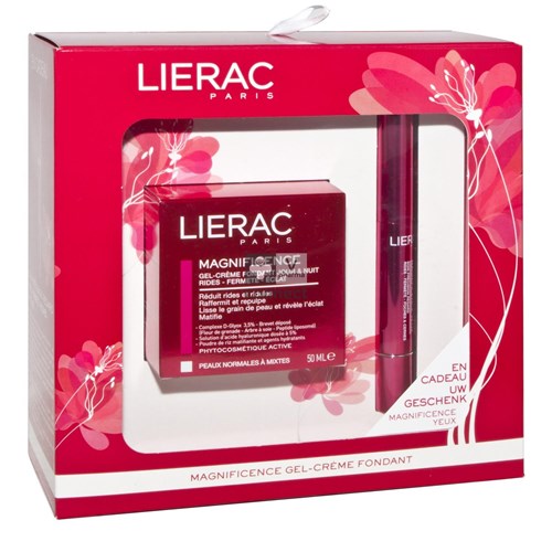 Lierac Coffret Magnificence Gel Crème Fondant 50 ml + Soin Précision Regard 4,5 ml Gratis