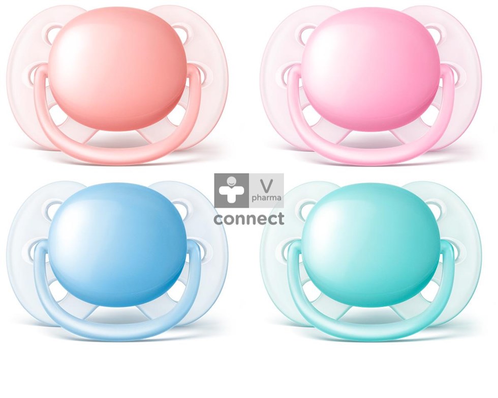 Philips Avent Fopspeen Soft +0m Mix 2 SCF212/21