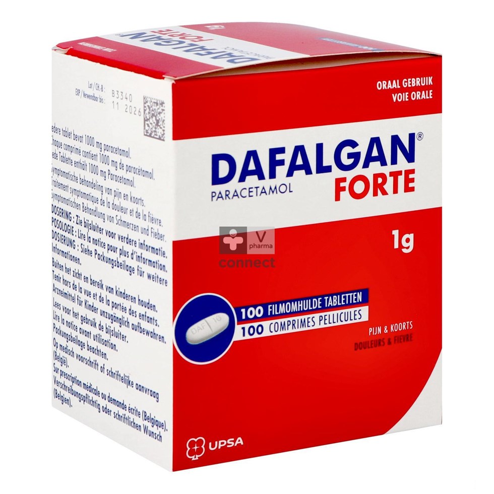 Dafalgan Forte 1g Filmomh Tabl 100