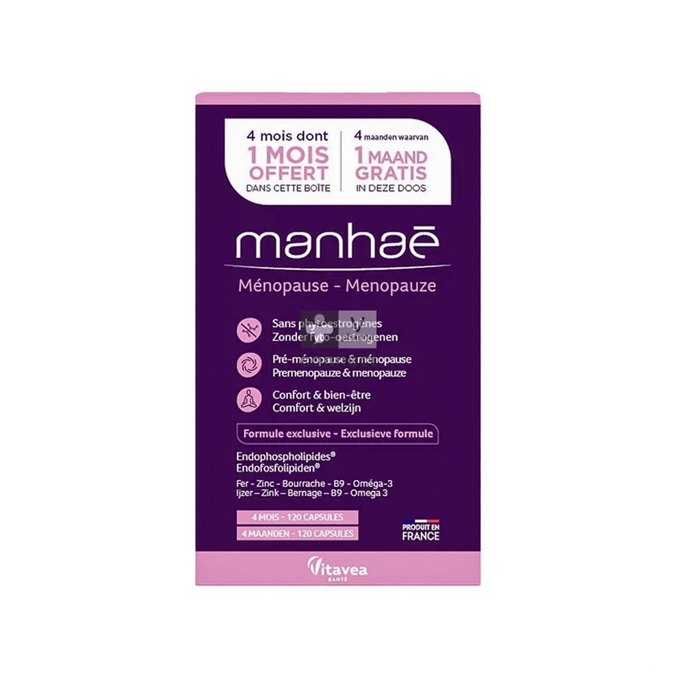 Manhae Menopauze 3 Maand + 1 Maand Caps 90