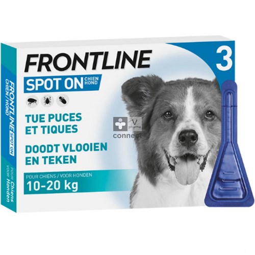 Frontline Spot On Hond 10-20kg Pipet 3x1,34ml