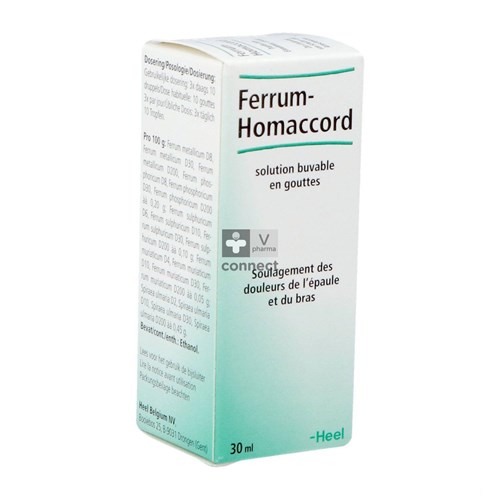 Ferrum Homaccord Gouttes 30 ml Heel