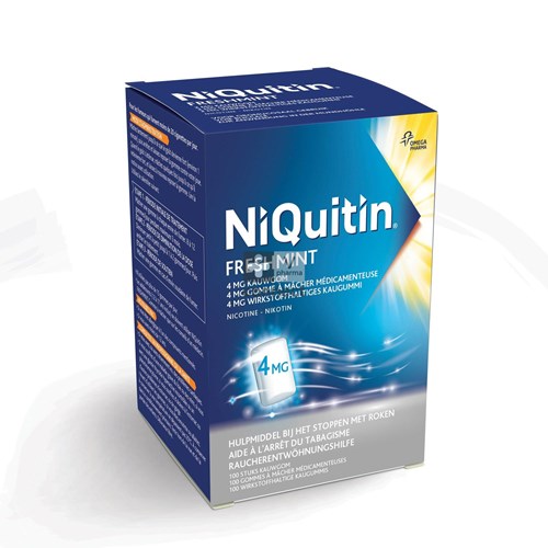 Niquitin Mint 4,0mg Kauwgom 100