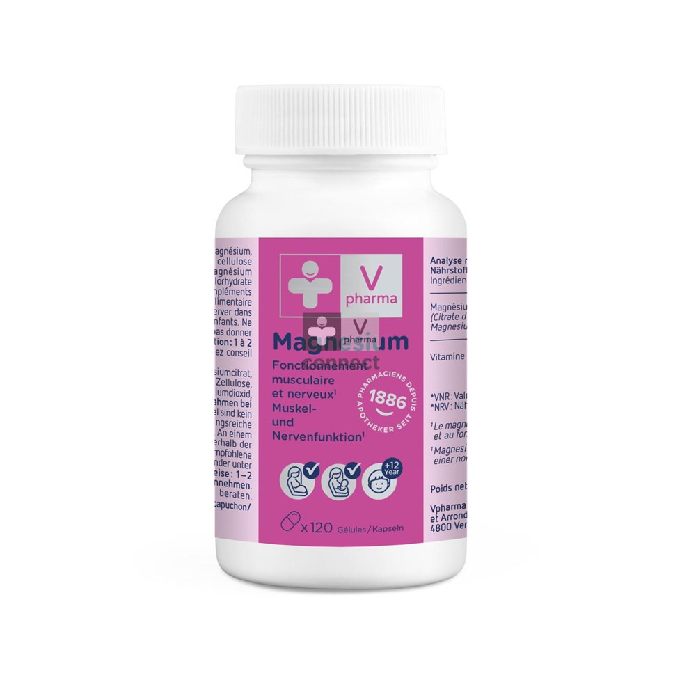 VPharma Magnesium 120 Gélules