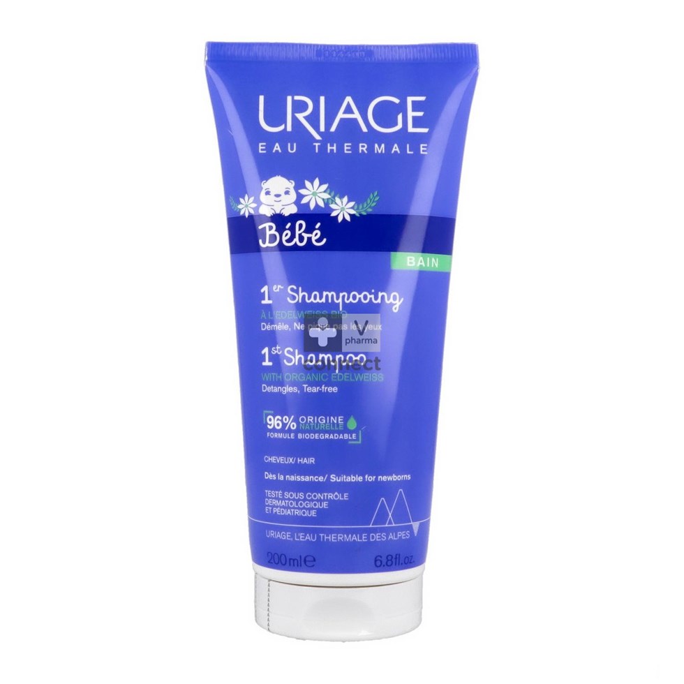 Uriage Bébé 1Er Shampooing Sans Savon 200 ml
