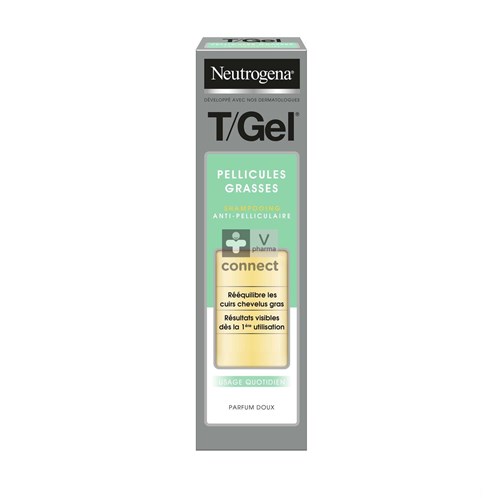 Neutrogena T Gel  Greasy Wash Shampooing 250Ml