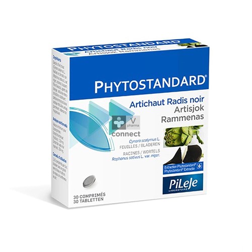 Phytostandard Artichaut/Radis Noir 30 Comprimés