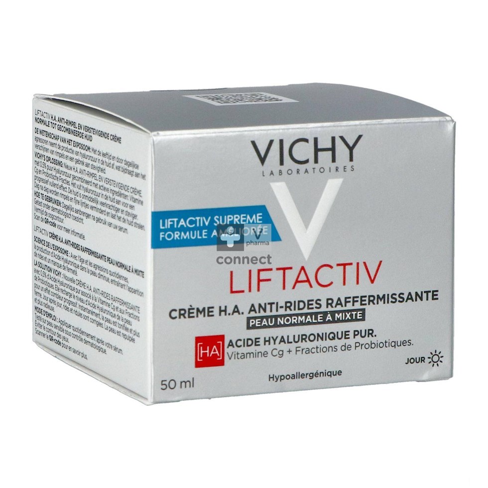 Vichy Liftactiv Ha Crème Anti-Rides Peau Normale à Mixte 50 ml