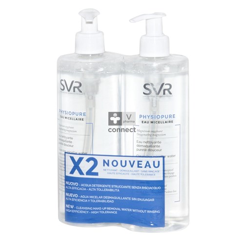 Svr Physiopure Eau Micellaire Duo Fl 2x400ml