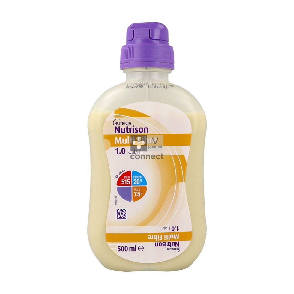 Nutrison Multi Fibre Fles 0,5l Sondevoeding