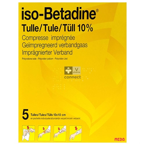 Iso Betadine Tulles Compr 5 10x10