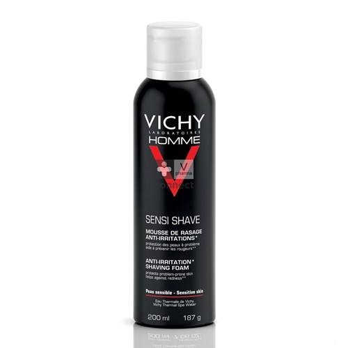 Vichy Homme Mousse à Raser Anti Irritations 200 ml