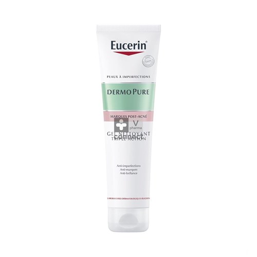 Eucerin Dermopure Gel Nettoyant Triple Action 150Ml