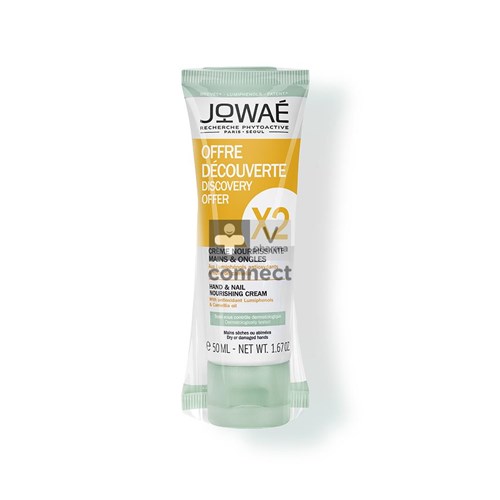 Jowae Creme Voedend Hand&nagels Tube 2x50ml