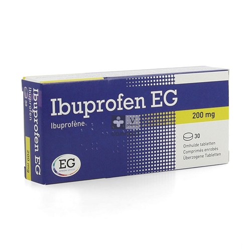 Ibuprofen EG 200 Mg Omhulde Tabl  30 X 200 Mg