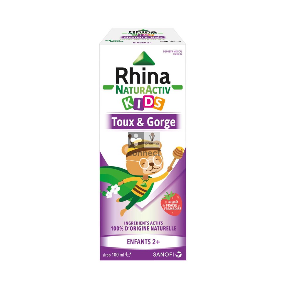 Rhina Natur Activ Hoest Kids Siroop 100ml