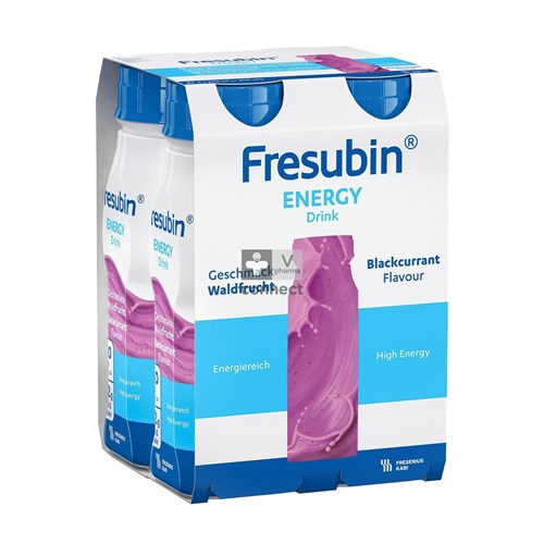 Fresubin Energy Drink 200ml Cassis/zwarte Bessen