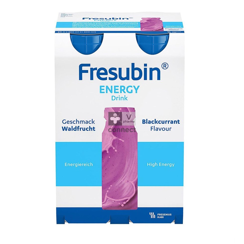 Fresubin Energy Drink Cassis 4 x 200 ml