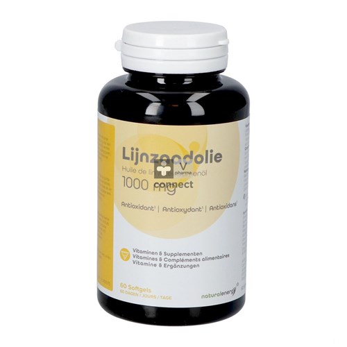 Natural Energy Lijnzaadolie Caps 60